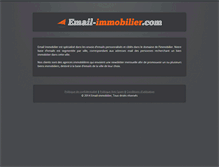 Tablet Screenshot of email-immobilier.com